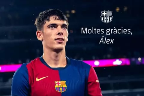 برشلونة يعلن رحيل أليكس فالي إلى كومو